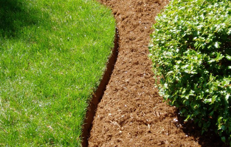 Spreading of mulch