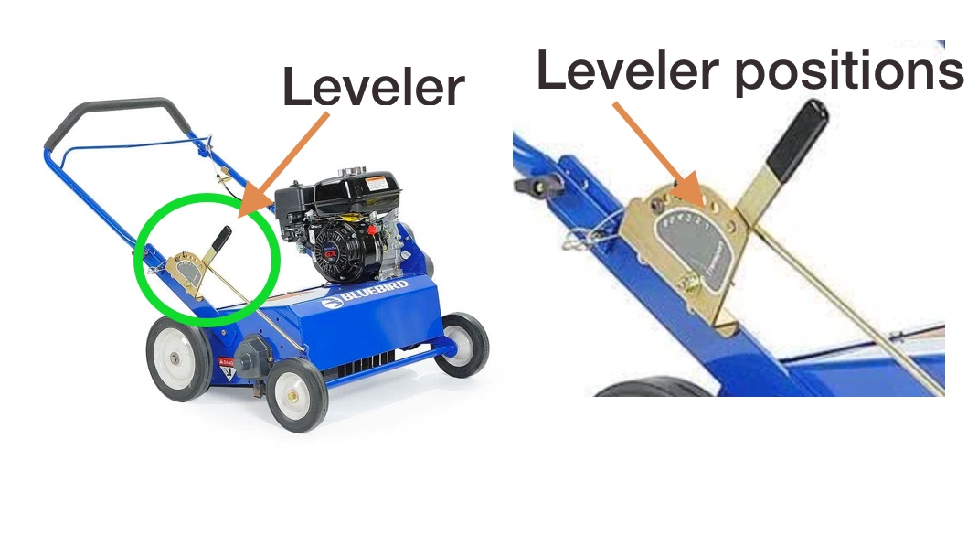 Lawn dethatcher leveler